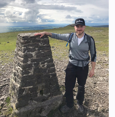 Bro Andrew Lamb on the Yorkshire three peaks challenge
